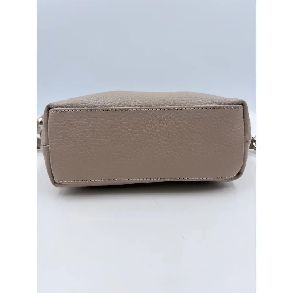 Borse In Pelle Tan Dome Crossbody